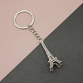 Metal Eiffel Tower Keychain For Bag Charm Gift – Silver view 1