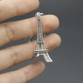 Metal Eiffel Tower Keychain For Bag Charm Gift – Silver view 4