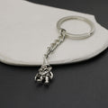 Metal Santa Claus Keychain Christmas Holiday Bag Charm Gift view 4