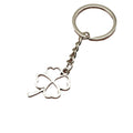 Zinc Alloy Four Leaf Clover Keychain For Lucky Bag Charm view 5