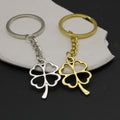 Zinc Alloy Four Leaf Clover Keychain For Lucky Bag Charm view 3