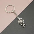 Zinc Alloy Minimalist Globe Keychain For Travel Bag Charm view 1