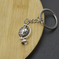 Zinc Alloy Minimalist Globe Keychain For Travel Bag Charm view 4