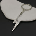 Metal Lightning Bolt Keychain Bag Charm view 4