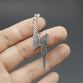 Metal Lightning Bolt Keychain Bag Charm view 3