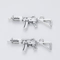 Antique Silver Zinc Alloy Gun Charm Pendant for DIY Necklace Bracelet Jewelry Making view 2