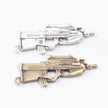Zinc Alloy Gun Charm Pendant for DIY Necklace Bracelet Jewelry Making view 1