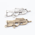 Zinc Alloy Gun Charm Pendant for DIY Necklace Bracelet Jewelry Making view 4