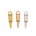 Zinc Alloy Bullet Charm Pendant for DIY Necklace Bracelet Jewelry Making view 5