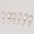 Zinc Alloy Bullet Charm Pendant for DIY Necklace Bracelet Jewelry Making view 4