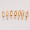 Zinc Alloy Bullet Charm Pendant for DIY Necklace Bracelet Jewelry Making view 2