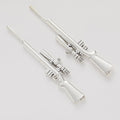 Zinc Alloy Gun Charm Pendant No.008693 for DIY Necklace Bracelet Jewelry Making view 3