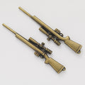 Zinc Alloy Gun Charm Pendant No.008693 for DIY Necklace Bracelet Jewelry Making view 2
