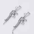 Antique Silver Zinc Alloy Gun Charm Pendant No.545491 for DIY Necklace Bracelet Jewelry Making view 1