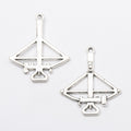 Zinc Alloy Bow And Arrow Charm Pendant No.406863 for DIY Necklace Bracelet Jewelry Making view 3