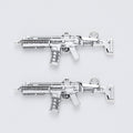 Antique Silver Zinc Alloy Gun Charm Pendant No.280044 for DIY Necklace Bracelet Jewelry Making view 2