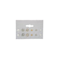 Elegant Pearl Rhinestone Geometric Round Alloy Stud Set For Daily Commuter Fashion Women Earrings view 5