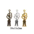 Zinc Alloy Bow And Arrow Charm Pendant for DIY Necklace Bracelet Jewelry Making view 1