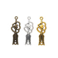 Zinc Alloy Bow And Arrow Charm Pendant for DIY Necklace Bracelet Jewelry Making view 5