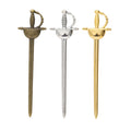 Zinc Alloy Knife Charm Pendant for DIY Necklace Bracelet Jewelry Making view 5