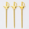 Zinc Alloy Knife Charm Pendant for DIY Necklace Bracelet Jewelry Making view 3