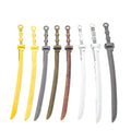 Gold Zinc Alloy Knife Charm Pendant for DIY Necklace Bracelet Jewelry Making view 1