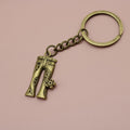 Metal Simple Flower Keychain For Jeans Bag Charm Gift view 6
