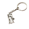 Metal Simple Flower Keychain For Jeans Bag Charm Gift view 5