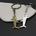Zinc Alloy Simple Shark Keychain For Bag Charm Gift view 4