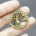 Zinc Alloy Simple Tree Keychain Bag Charm Gift view 3