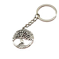 Zinc Alloy Simple Tree Keychain Bag Charm Gift view 5