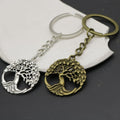 Zinc Alloy Simple Tree Keychain Bag Charm Gift view 4