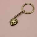 Metal Face Silhouette Keychain Minimalist Bag Charm Gift view 6