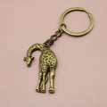 Alloy Giraffe Keychain Bag Charm view 6
