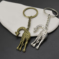 Alloy Giraffe Keychain Bag Charm view 3