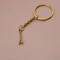 Metal Vintage Wrench Tool Keychain Key Ring Gift view 3