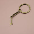 Metal Vintage Wrench Tool Keychain Key Ring Gift view 6