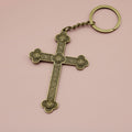 Metal Cross Keychain Gift Bag Charm view 6