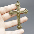 Metal Cross Keychain Gift Bag Charm view 3