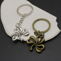 Zinc Alloy Simple Flower Keychain Bag Charm Gift view 3