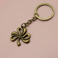 Zinc Alloy Simple Flower Keychain Bag Charm Gift view 6
