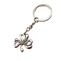 Zinc Alloy Simple Flower Keychain Bag Charm Gift view 5