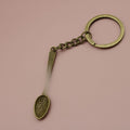 Metal Spoon Shape Keychain For Bag Charm Gift view 6
