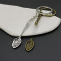 Metal Spoon Shape Keychain For Bag Charm Gift view 3