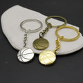 Zinc Alloy Simple Basketball Keychain Sport Gift Key Ring view 3