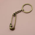 Zinc Alloy Skull Pin Keychain Punk Bag Charm Gift view 6