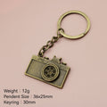 Metal Camera Keychain Bag Charm view 2