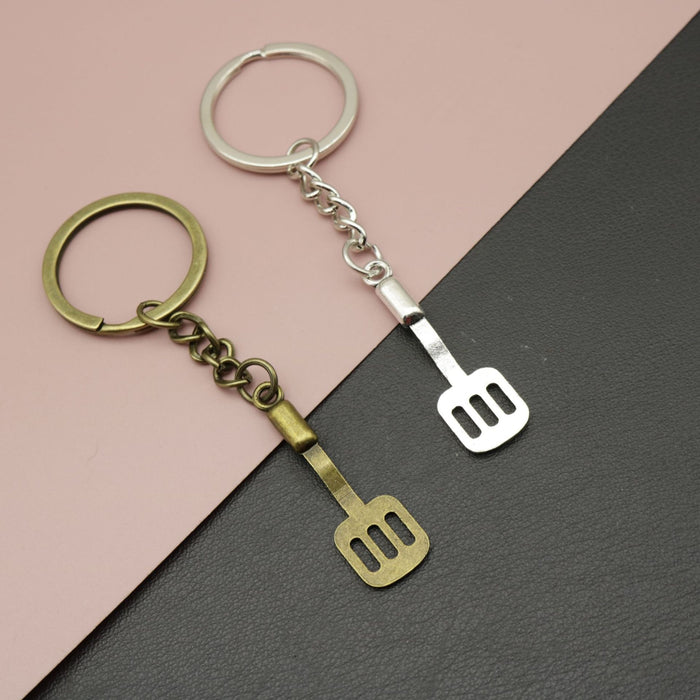 Metal Shovel Keychain Key Ring Gift