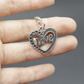 Zinc Alloy Heart Love Keychain Bag Charm Gift view 4