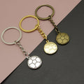 Metal Soccer Ball Keychain Bag Charm view 1